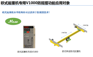 安川歐式起重變頻器V1000 防搖功能介紹